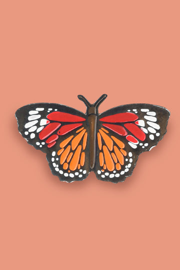 Wild Lapel Pin - Tiger Butterfly