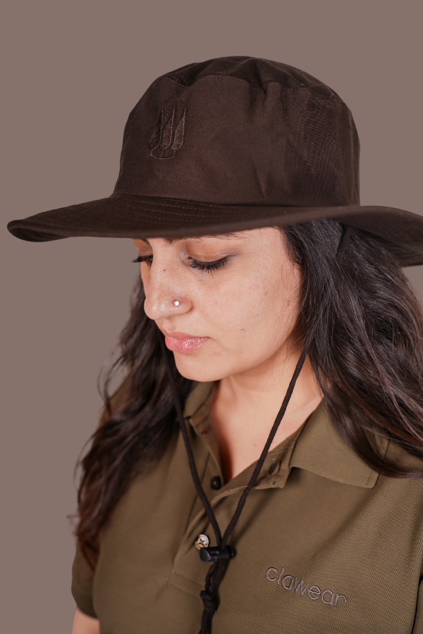 Mahogany Panama Hats - Dark Brown