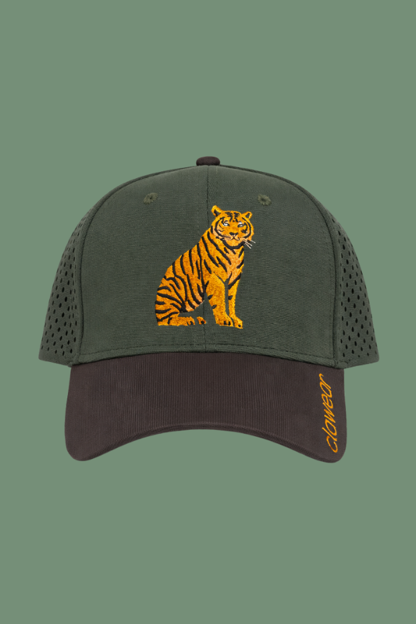 Palm Perforated Cap - Tiger