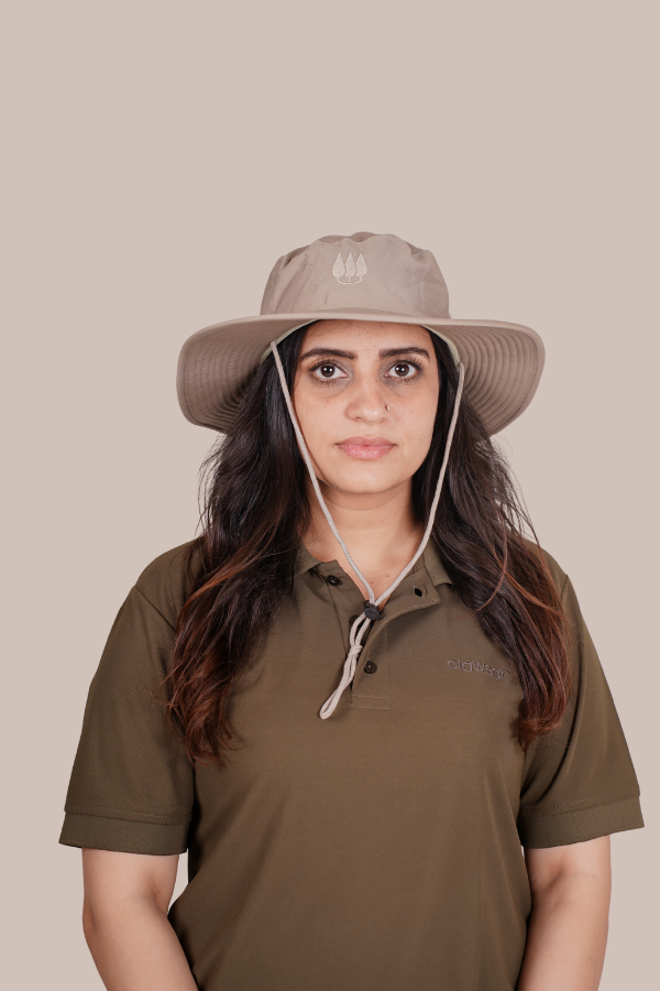 Mahogany Panama Hats - Beige