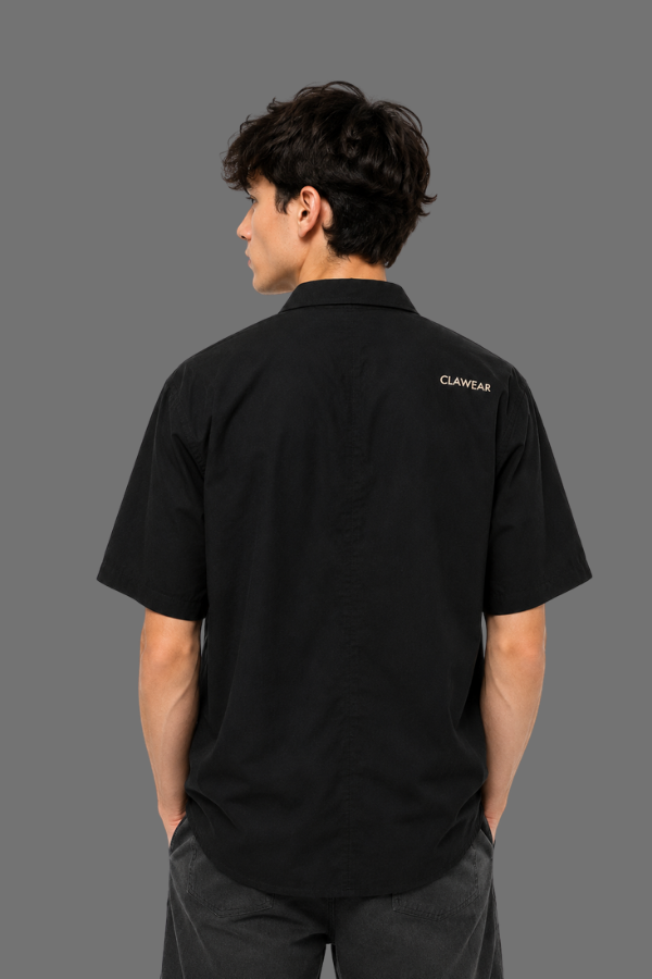 Havelock Half Sleeves Dry Fit Shirt - Black