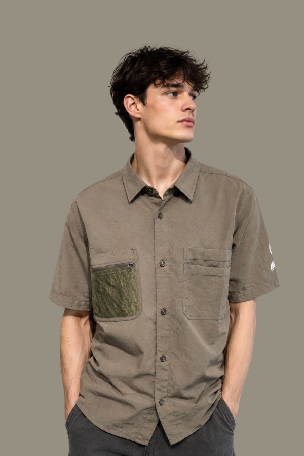 Havelock Half Sleeves Dry Fit Shirt - Olive Green