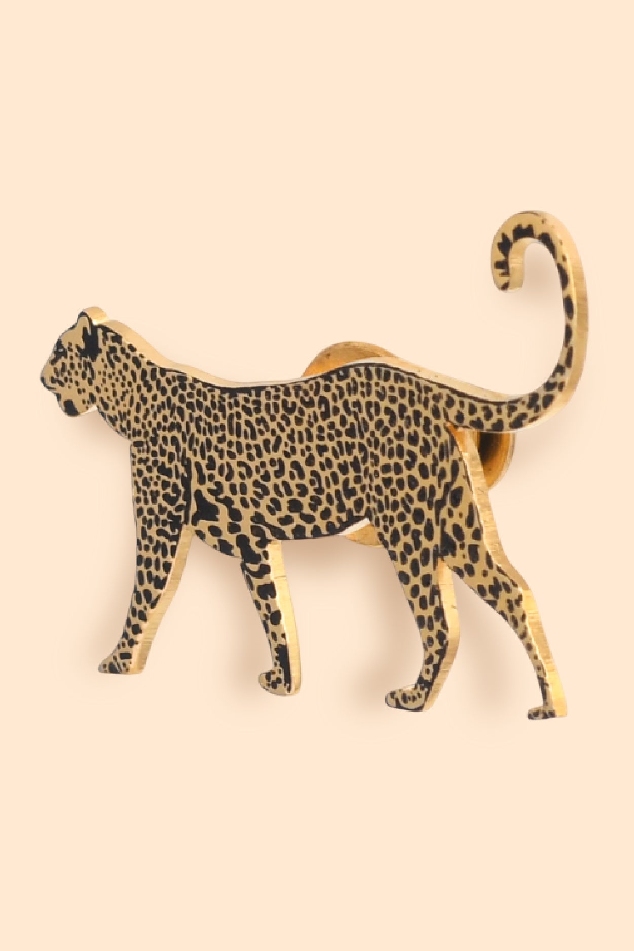 Wild Lapel Pin - Walking Leopard