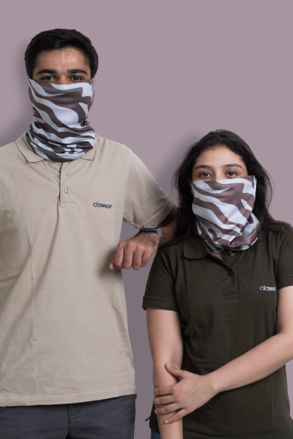 Thar Neck Gaitors - Zebra Print